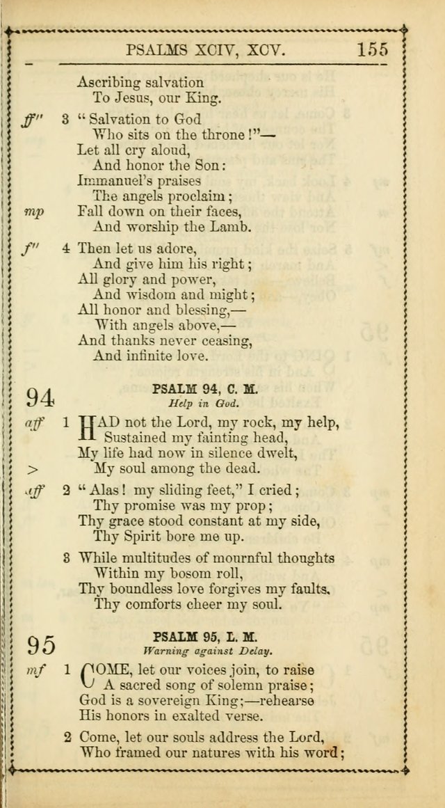 Church Psalmist: or, psalms and hymns, for the public, social and private use of Evangelical Christians. With Supplement. (53rd ed.) page 154