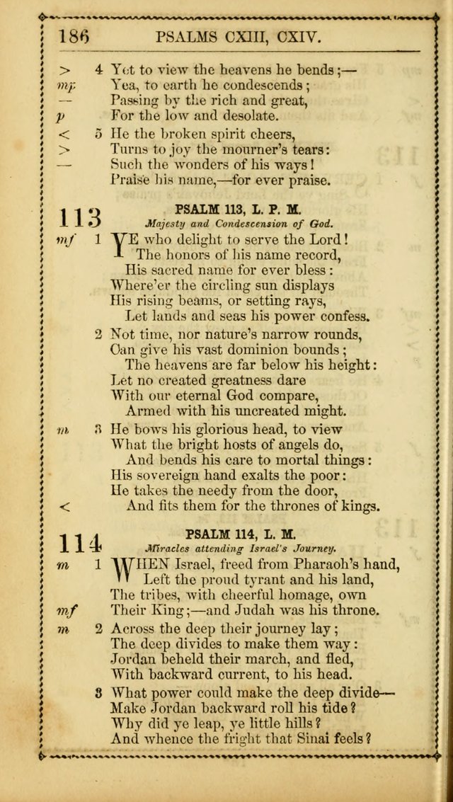 Church Psalmist: or, psalms and hymns, for the public, social and private use of Evangelical Christians. With Supplement. (53rd ed.) page 185