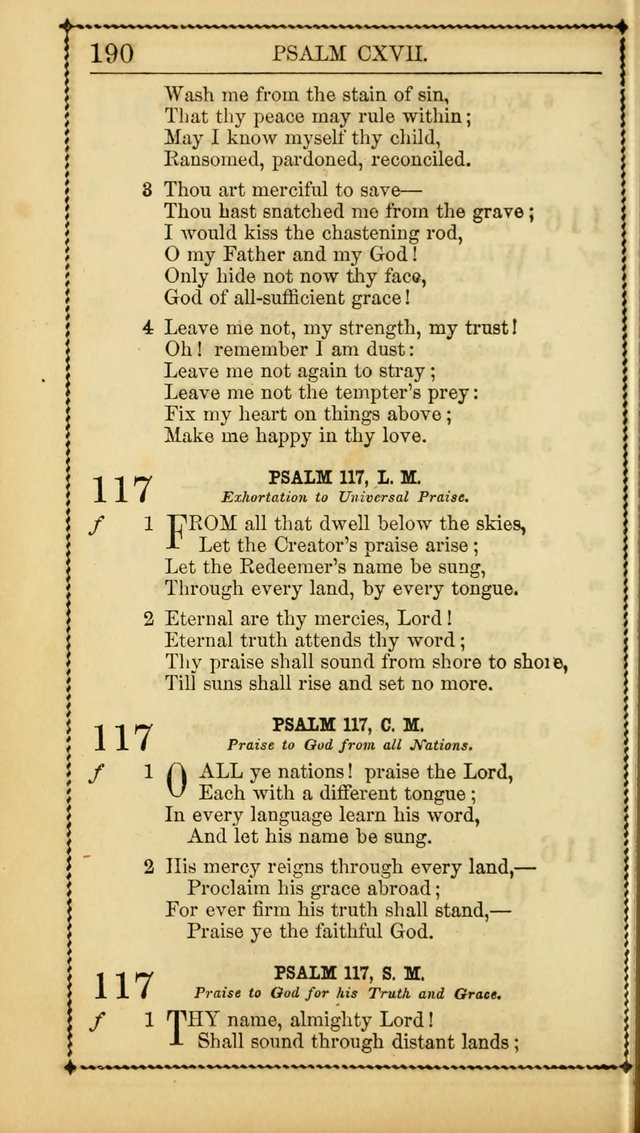 Church Psalmist: or, psalms and hymns, for the public, social and private use of Evangelical Christians. With Supplement. (53rd ed.) page 189