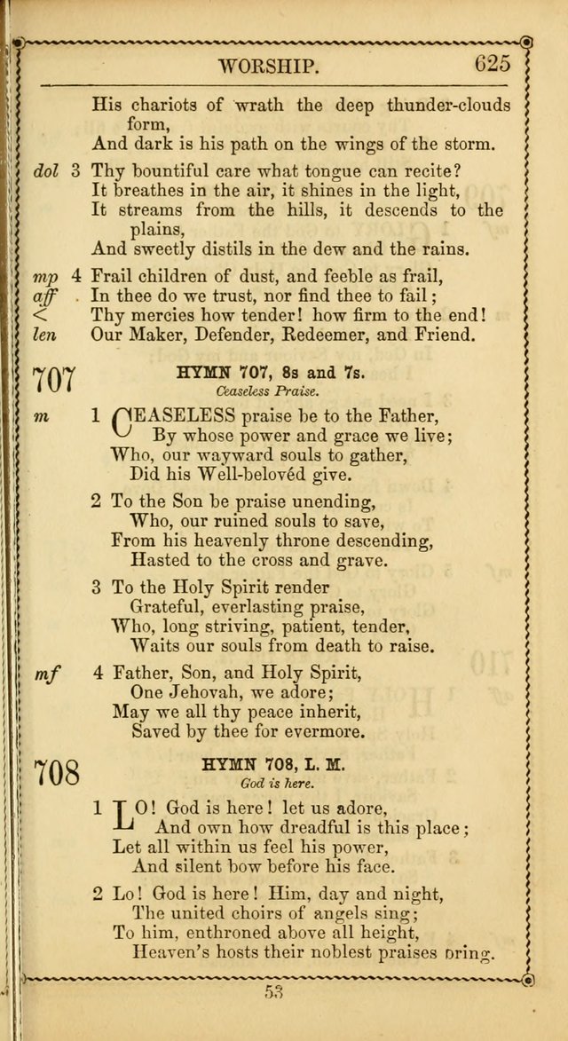 Church Psalmist: or, psalms and hymns, for the public, social and private use of Evangelical Christians. With Supplement. (53rd ed.) page 624