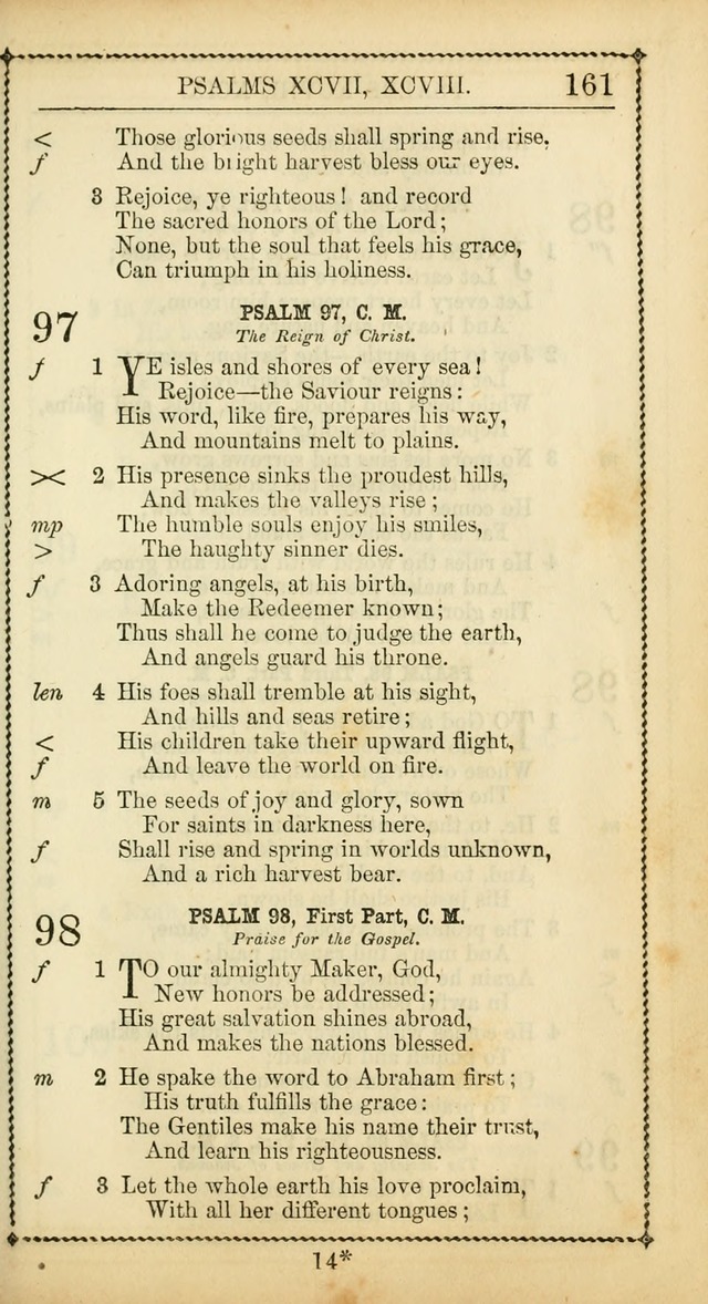 Church Psalmist: or Psalms and Hymns Designed for the Public, Social, and  Private Use of Evangelical Christians ... with Supplement.  53rd ed. page 164