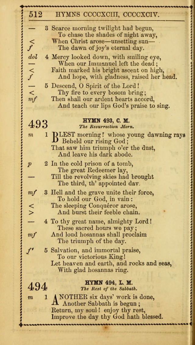 Church Psalmist: or Psalms and Hymns Designed for the Public, Social, and  Private Use of Evangelical Christians ... with Supplement.  53rd ed. page 515