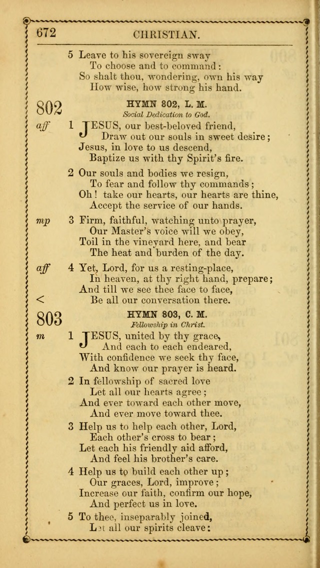 Church Psalmist: or Psalms and Hymns Designed for the Public, Social, and  Private Use of Evangelical Christians ... with Supplement.  53rd ed. page 675