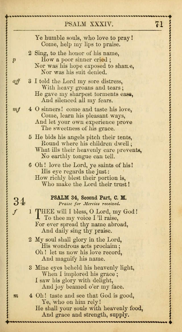 Church Psalmist: or Psalms and Hymns Designed for the Public, Social, and  Private Use of Evangelical Christians ... with Supplement.  53rd ed. page 74