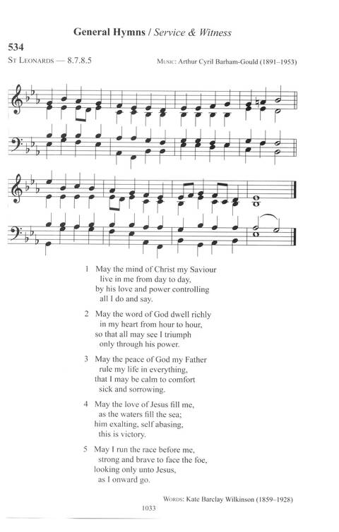 CPWI Hymnal page 1025