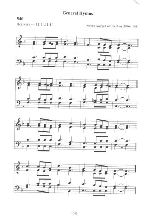 CPWI Hymnal page 1034