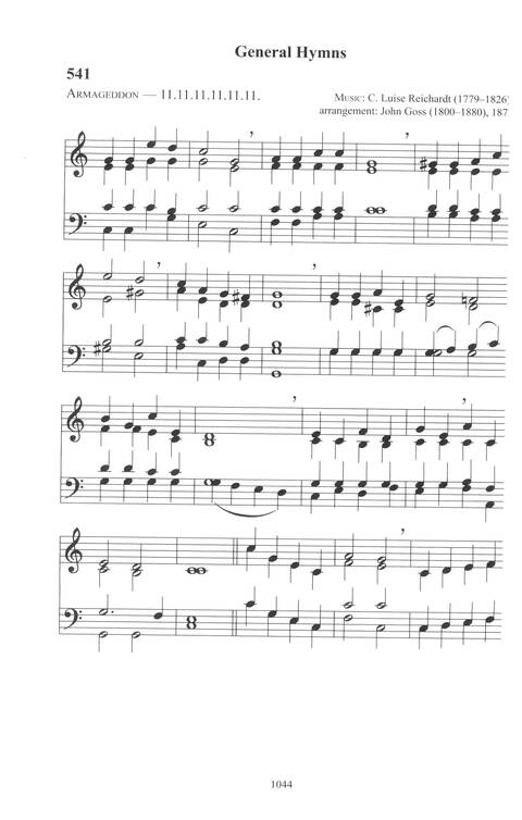 CPWI Hymnal page 1036