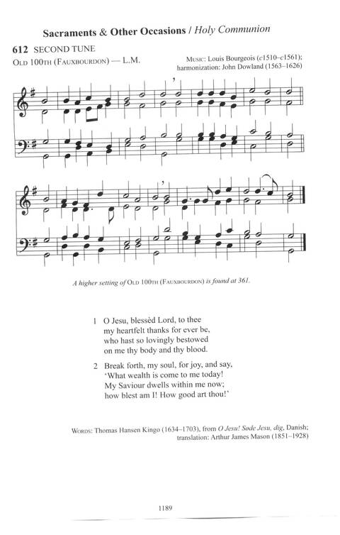 CPWI Hymnal page 1181