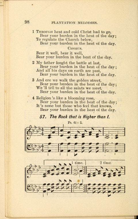A Collection of Revival Hymns and Plantation Melodies page 104