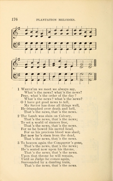 A Collection of Revival Hymns and Plantation Melodies page 182