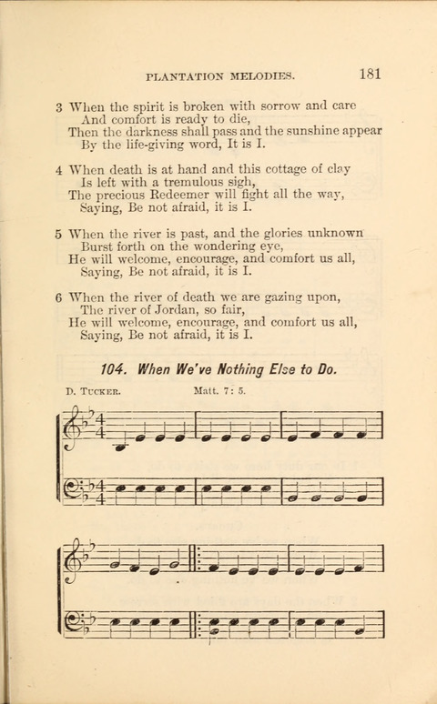 A Collection of Revival Hymns and Plantation Melodies page 187