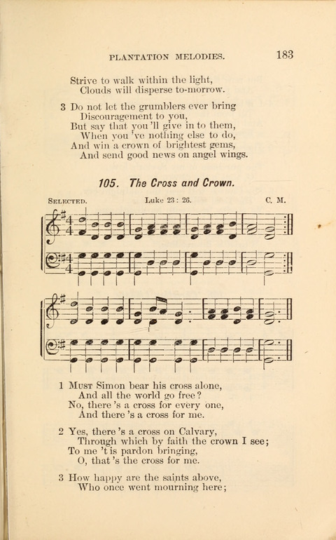 A Collection of Revival Hymns and Plantation Melodies page 189