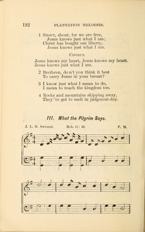 A Collection of Revival Hymns and Plantation Melodies page 198