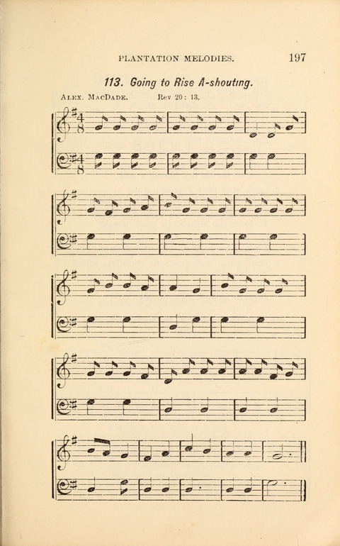 A Collection of Revival Hymns and Plantation Melodies page 203