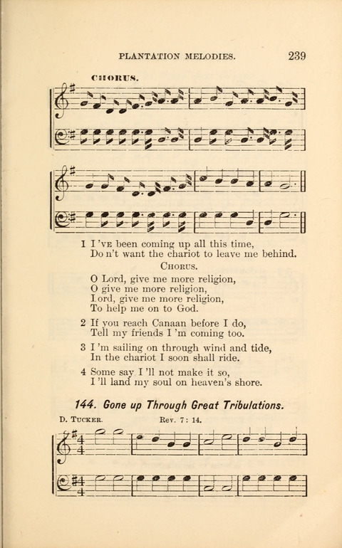 A Collection of Revival Hymns and Plantation Melodies page 245