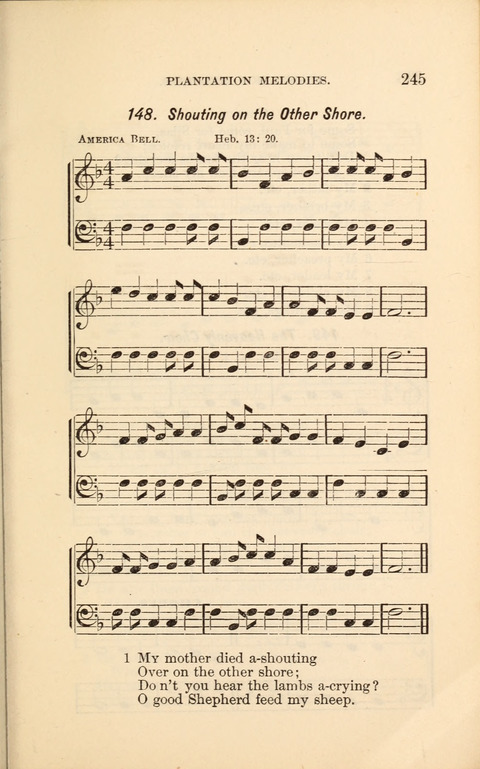 A Collection of Revival Hymns and Plantation Melodies page 251