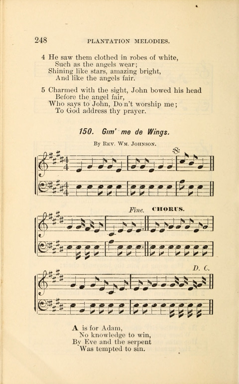 A Collection of Revival Hymns and Plantation Melodies page 254