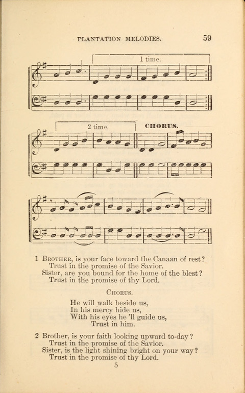 A Collection of Revival Hymns and Plantation Melodies page 65