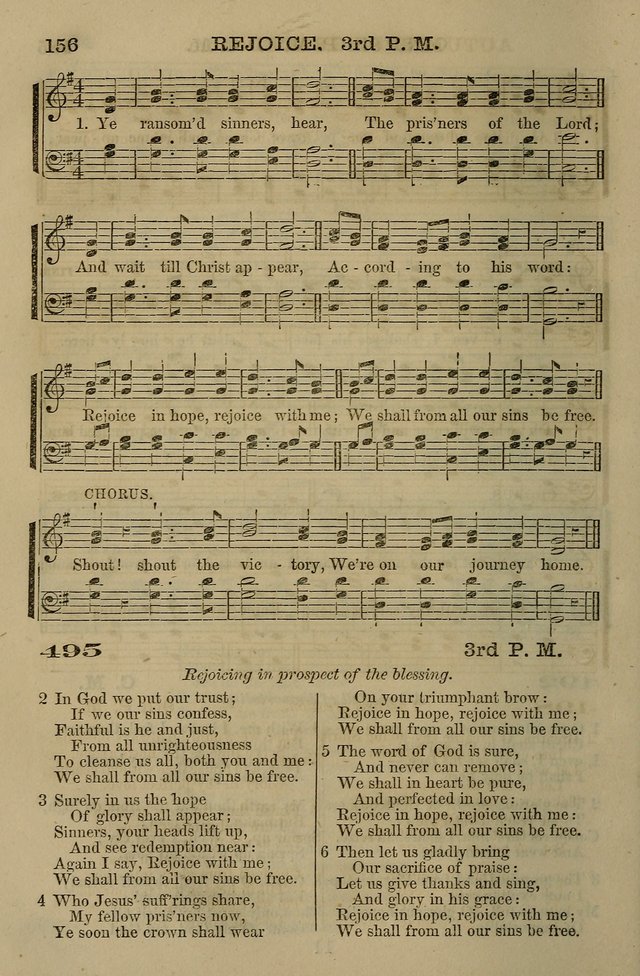 The Centenary Singer: a collection of hymns and tunes popular during the last one hundred years page 156