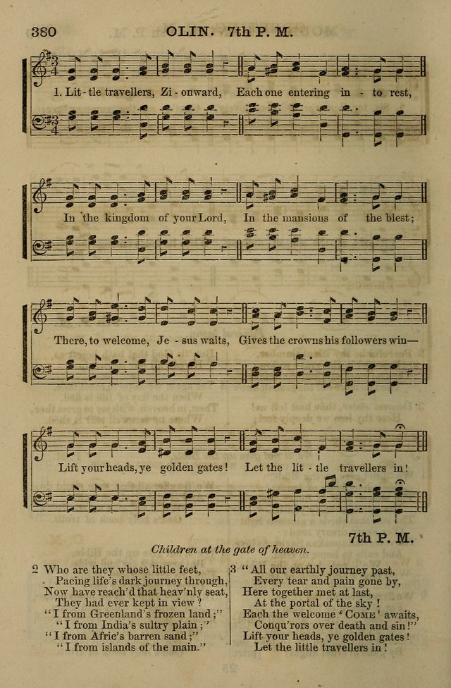 The Centenary Singer: a collection of hymns and tunes popular during the last one hundred years page 380