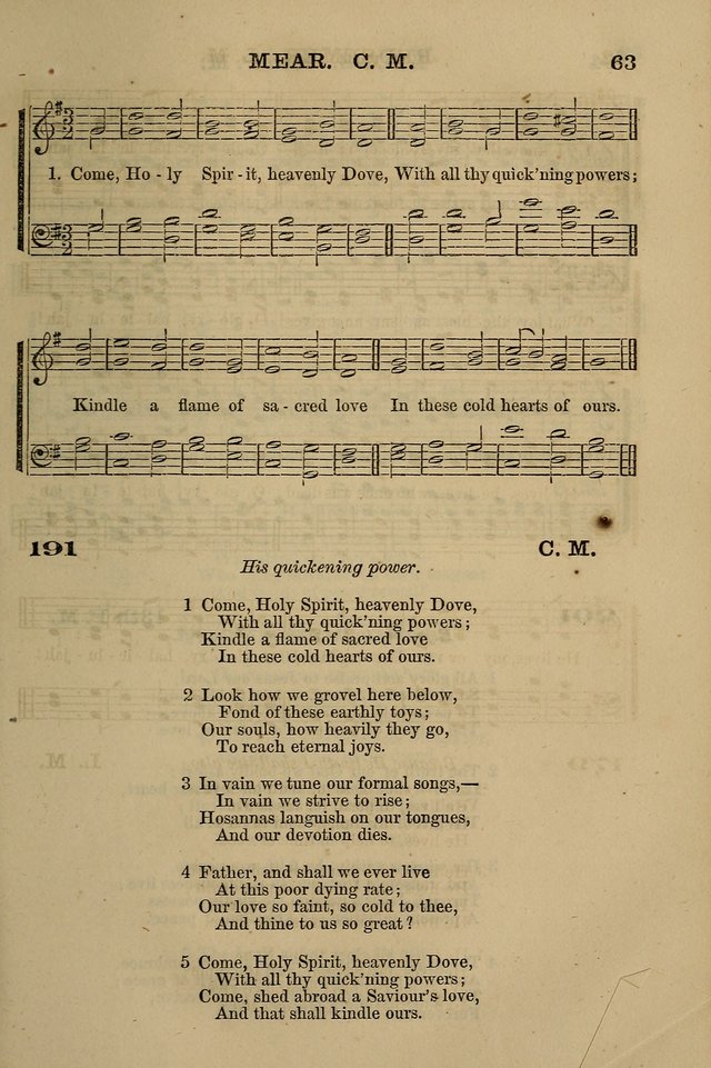 The Centenary Singer: a collection of hymns and tunes popular during the last one hundred years page 63