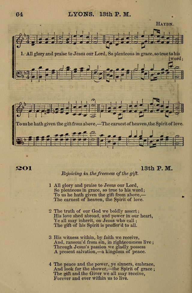 The Centenary Singer: a collection of hymns and tunes popular during the last one hundred years page 64