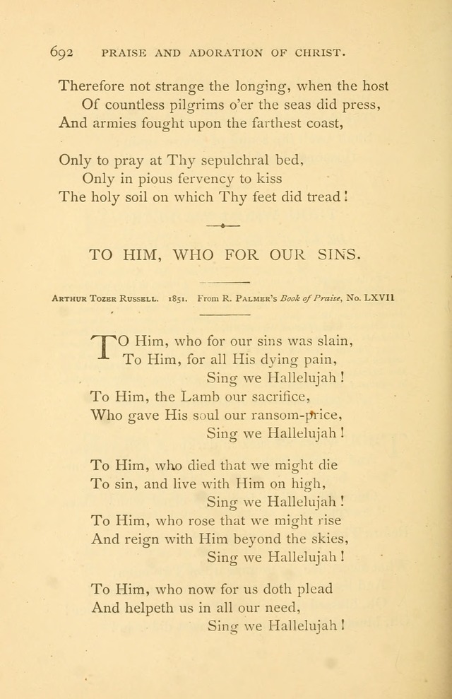 Christ in Song page 692