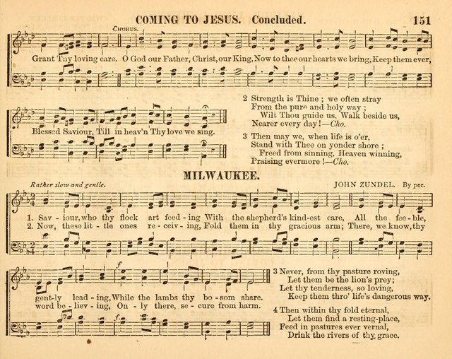 Christian Songs: for the Sunday School page 151