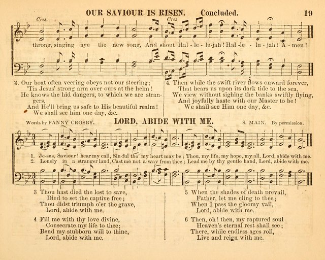 Christian Songs: for the Sunday School page 19