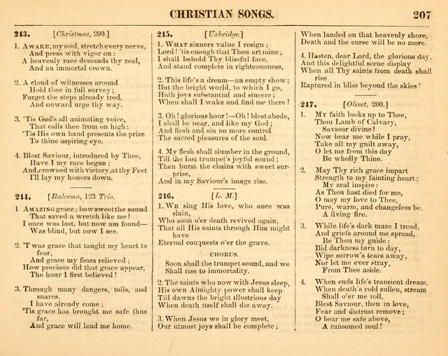 Christian Songs: for the Sunday School page 207