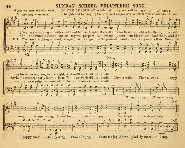 Christian Songs: for the Sunday School page 40