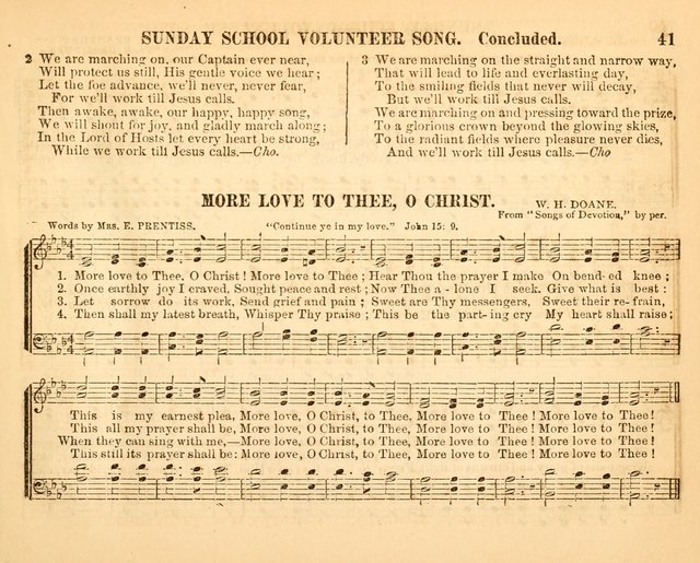 Christian Songs: for the Sunday School page 41