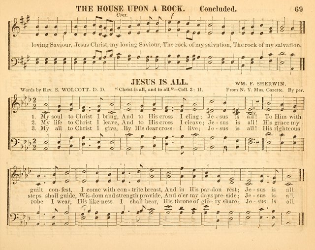 Christian Songs: for the Sunday School page 69