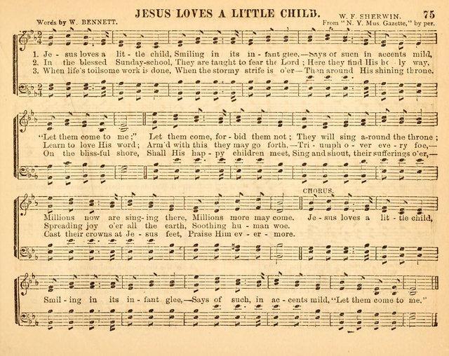 Christian Songs: for the Sunday School page 75