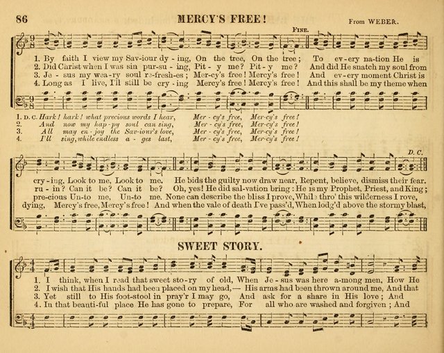 Christian Songs: for the Sunday School page 86