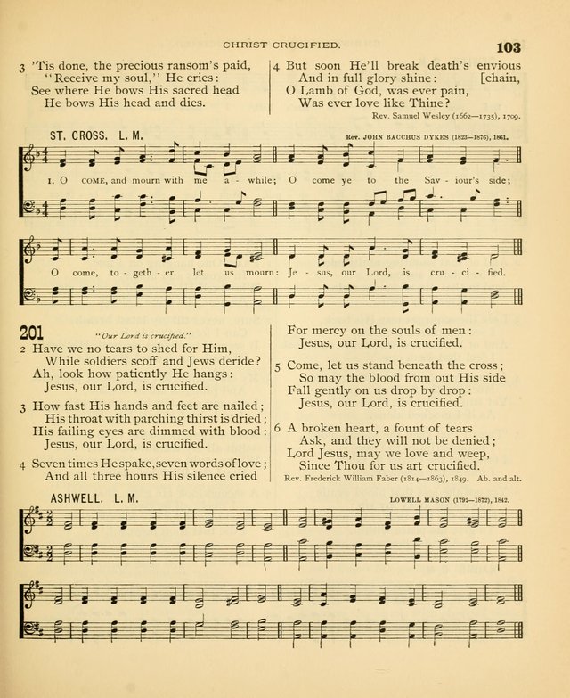 Carmina Sanctorum: a selection of hymns and songs of praise with tunes page 104