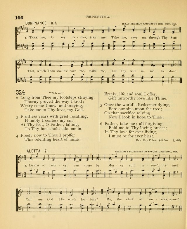 Carmina Sanctorum: a selection of hymns and songs of praise with tunes page 167