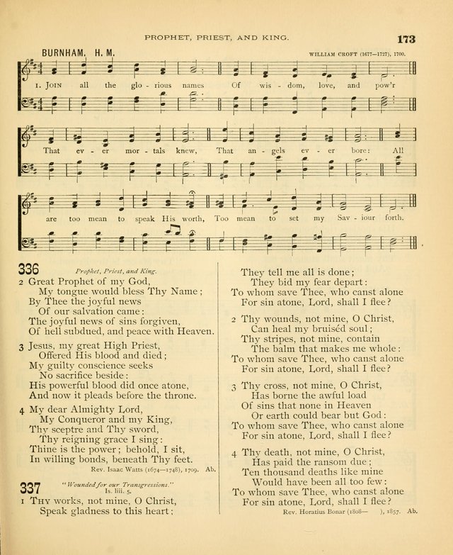 Carmina Sanctorum: a selection of hymns and songs of praise with tunes page 174