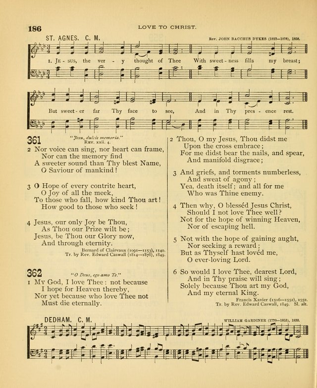 Carmina Sanctorum: a selection of hymns and songs of praise with tunes page 189