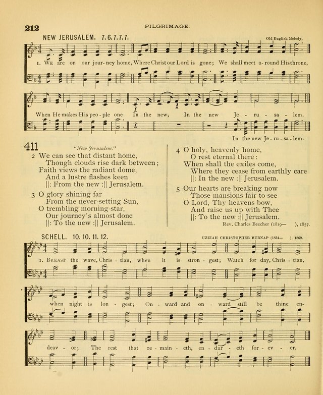 Carmina Sanctorum: a selection of hymns and songs of praise with tunes page 215
