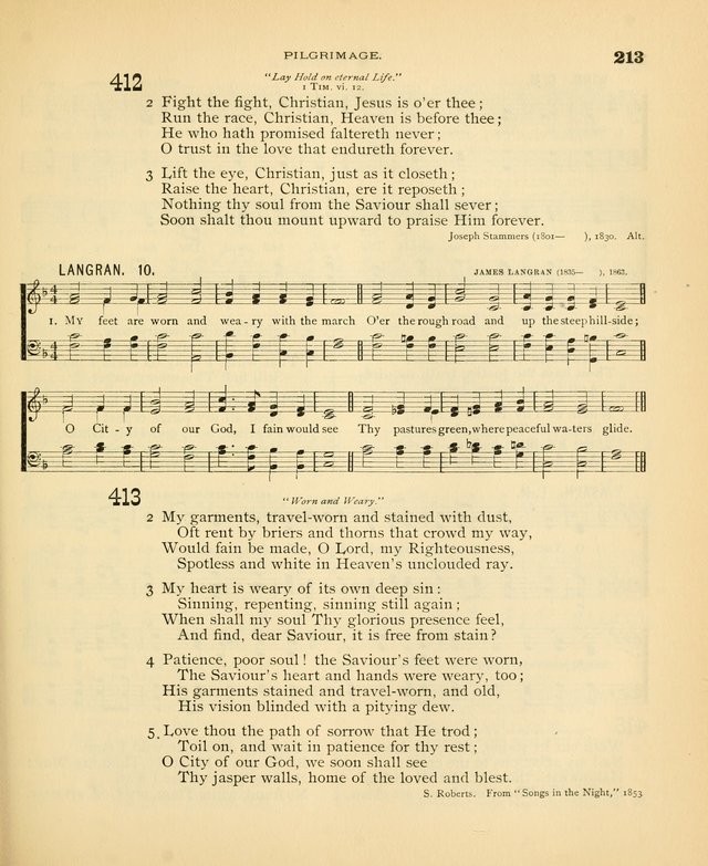 Carmina Sanctorum: a selection of hymns and songs of praise with tunes page 216