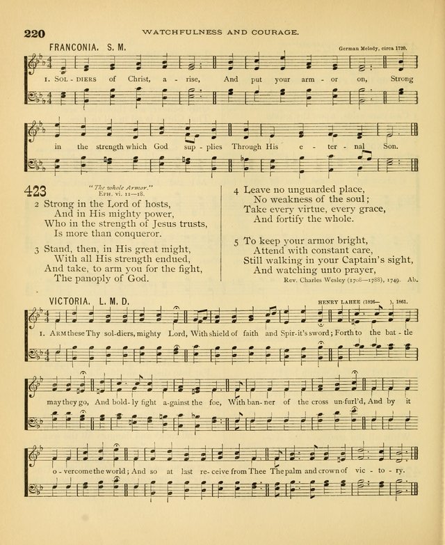 Carmina Sanctorum: a selection of hymns and songs of praise with tunes page 223