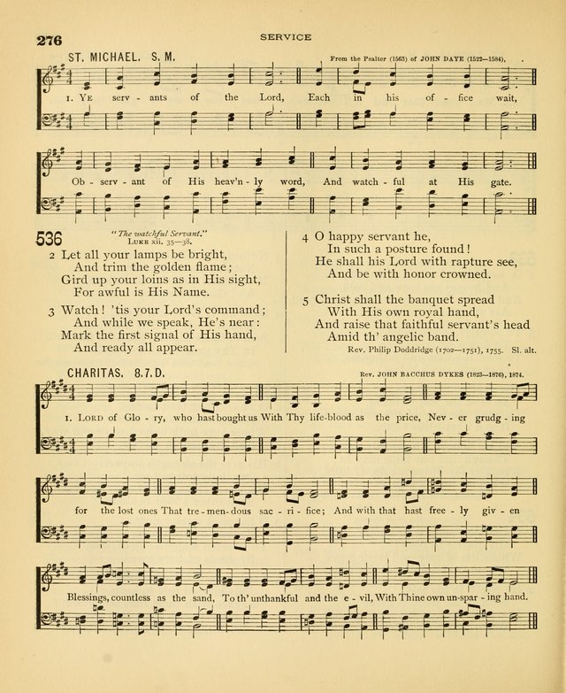 Carmina Sanctorum: a selection of hymns and songs of praise with tunes page 279