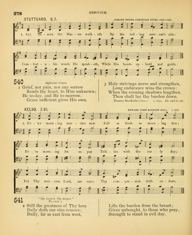 Carmina Sanctorum: a selection of hymns and songs of praise with tunes page 281