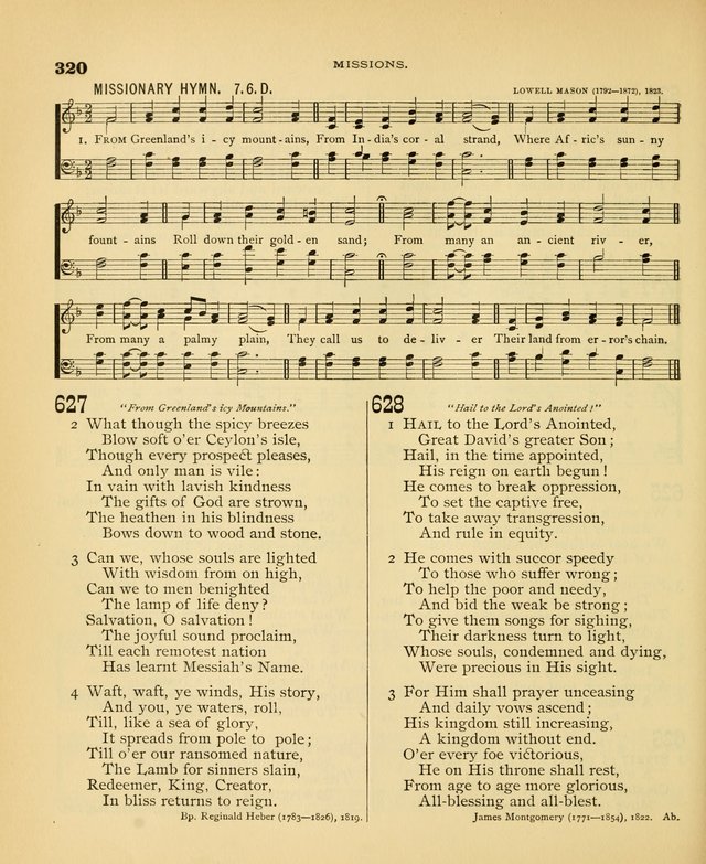 Carmina Sanctorum: a selection of hymns and songs of praise with tunes page 323