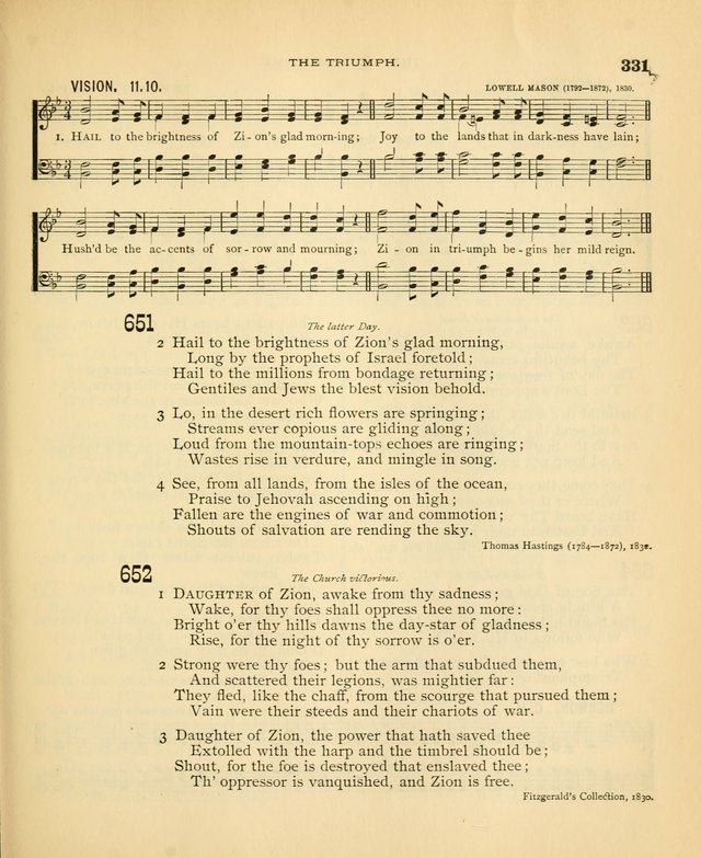 Carmina Sanctorum: a selection of hymns and songs of praise with tunes page 334