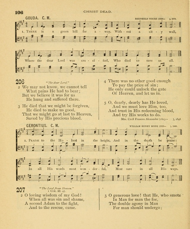 Carmina Sanctorum, a selection of hymns and songs of praise with tunes page 107