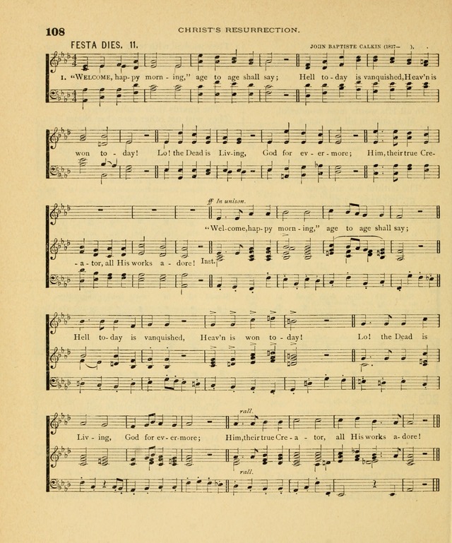 Carmina Sanctorum, a selection of hymns and songs of praise with tunes page 109