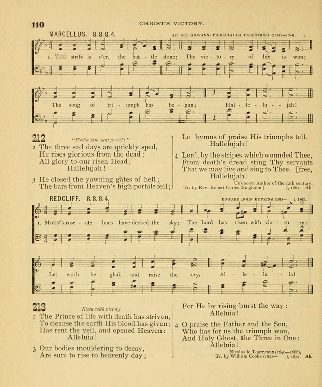 Carmina Sanctorum, a selection of hymns and songs of praise with tunes page 111