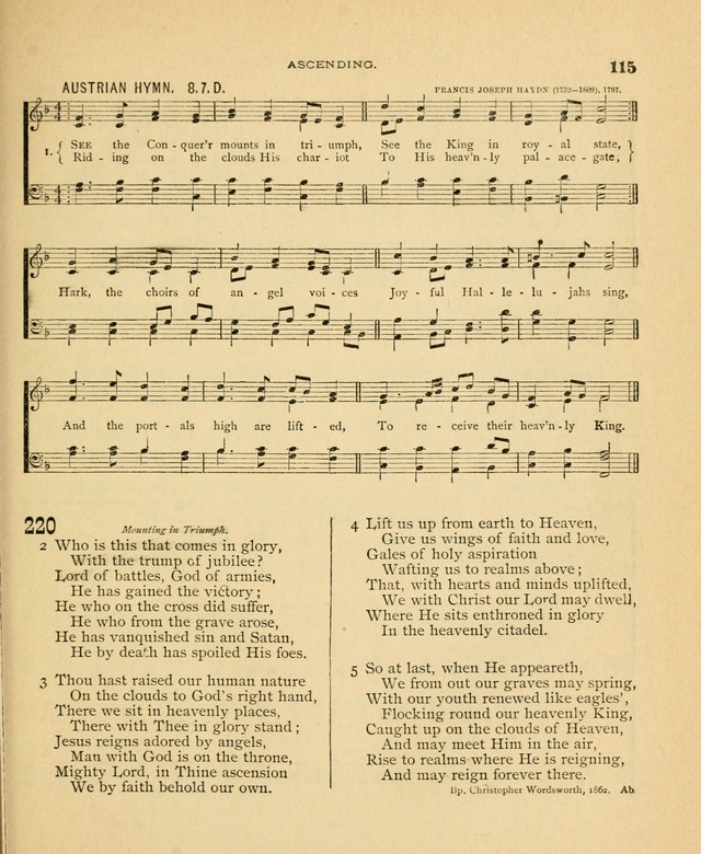 Carmina Sanctorum, a selection of hymns and songs of praise with tunes page 116
